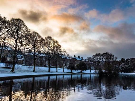 This lovely shot of snow in Buxton was sent in by Ian Tomlinson.