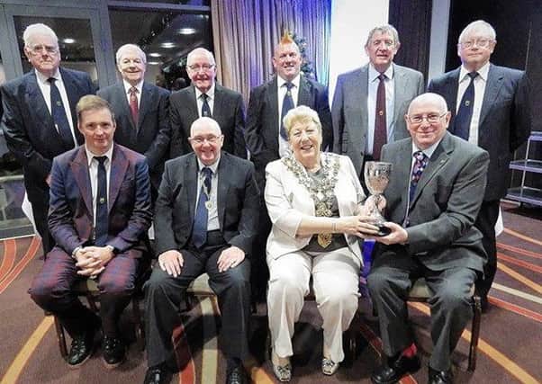 Chesterfield Bowling Club's presentation of awards.