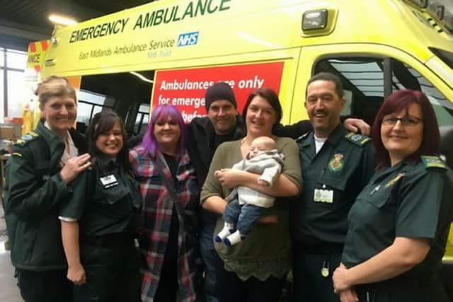 Sam Clarke has now thanked the ambulance crew who played a vital role in the dramatic birth of baby Jack.