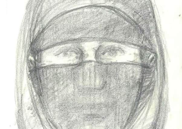 Artist impression of the man who raped and attempted to murder a woman in Ilkeston the early hours of Sunday, November 26