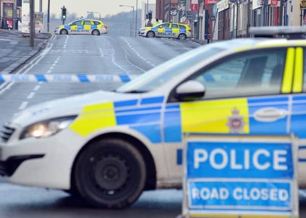 Anti-terror police swooped on a property on Sheffield Road in Chesterfield in December.