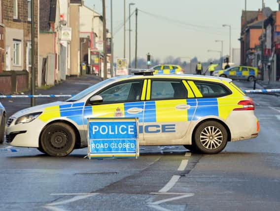 Sheffield Road has also been closed as part of the operation.
