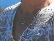 The Swarovski Alana necklace, which was stolen from a home on Main Road, Holmesfield.
