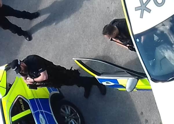Armed police at an incident in Chesterfield in 2017.