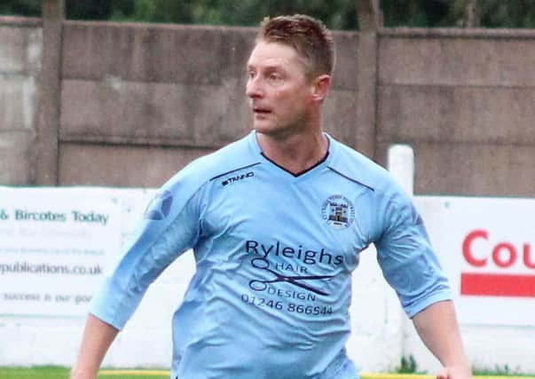 Two-goal Ant Lynam, who led Clay Cross Towns fightback from 2-0 down.