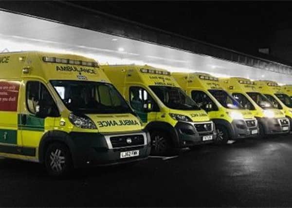 Pictured is East Midlands Ambulance Service.