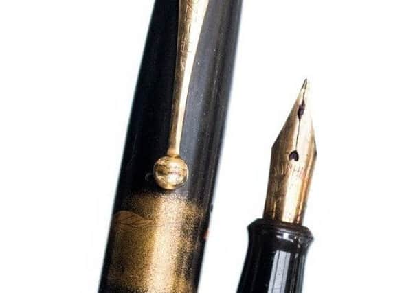 Dunhill Namiki Maki-e lacquer fountain pen sold for Â£2,900.