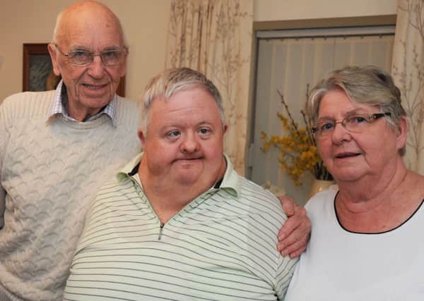 Shaun Gratton who is celebrating his 50th birthday with his mum Olga and step-dad Harry.