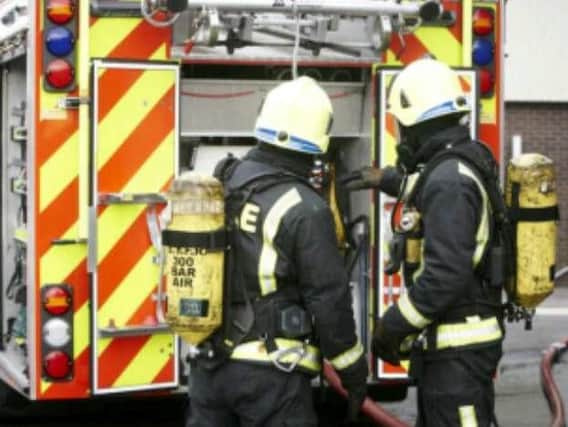 Firefighters believe the fire has been started deliberately