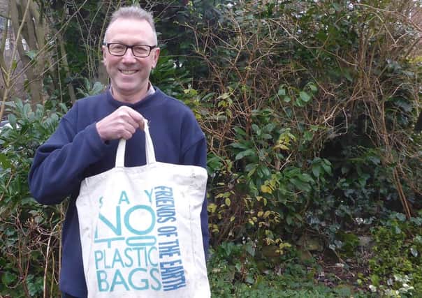 Belper resident Dave Wells from the Amber Valley Green Party has had his bag for life for more than 30 years