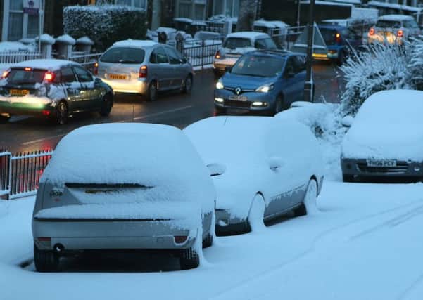 Snow and ice have been forecast for Derbyshire