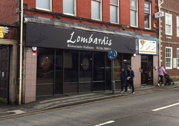 Pictured is Lombardi's restaurant, on Sheffield Road, Chesterfield.