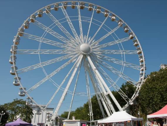 The observation wheel which is coming to Chesterfield town centre.