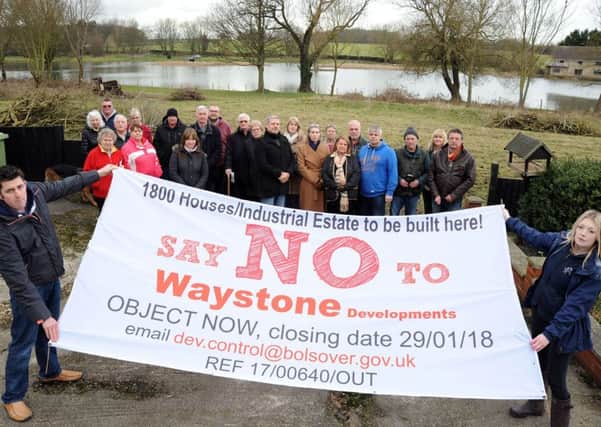 Residents are concerned about plans to build 1,800 new homes in Clowne.