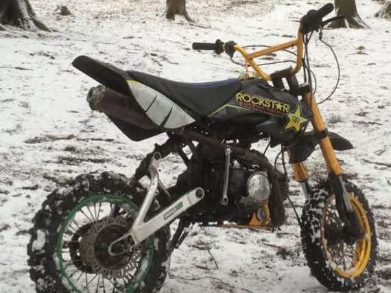 Have you seen this dirt bike?