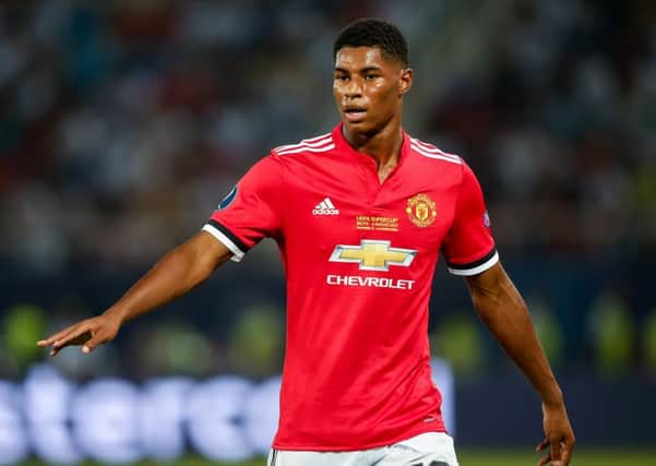 Marcus Rashford, who could leave Manchester United this summer, according to today's football rumour mill.