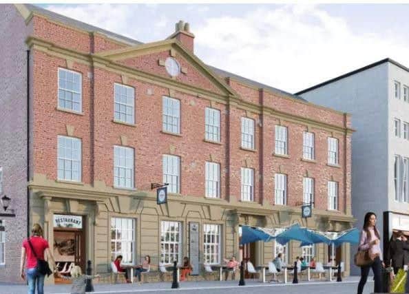 An artist's impression of how Chesterfield's former Post Office may eventually look. Picture submitted.