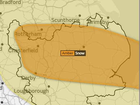 The Met Office is warning of further heavy snow across the county today.