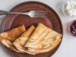 Fluffy Snow Pancakes