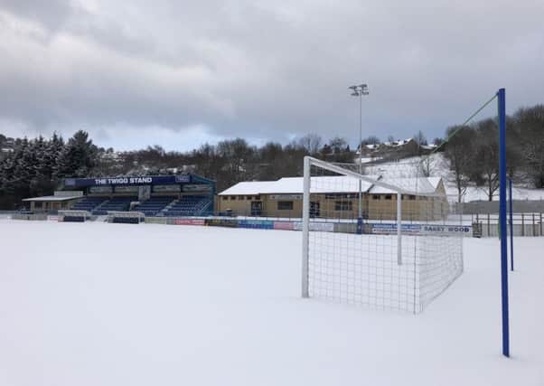 Matlock Town's Causeway Lane under a blanket of snow. Pic by Steven Greenhough.