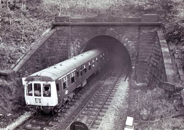 The historic Totley Tunnel at Grindleford.