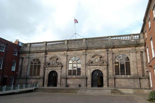 Pictured is Derby magistrates' court, which often hears Derby Crown Cout cases.