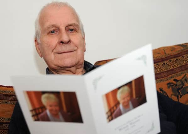 John Warner who is wanting to raise awareness of dementia and aspiration pneumonia after the death of his wife Wendy.