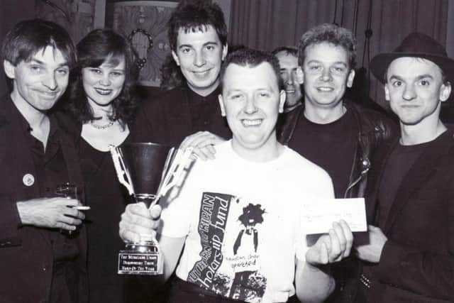 Gay at a Derbyshire Times' Band of the Year competition in years gone by.