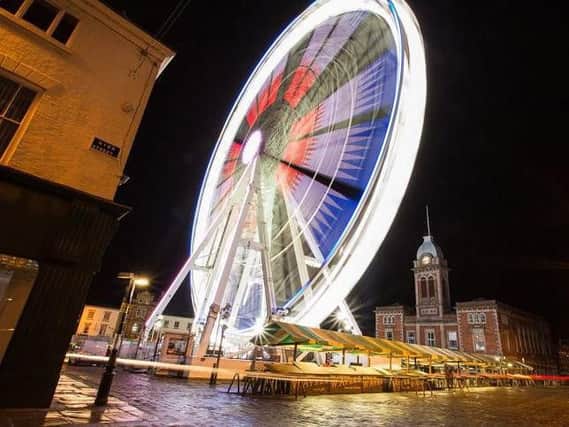 Chesterfield's big wheel has been a resounding success. Picture by Michael Hardy.