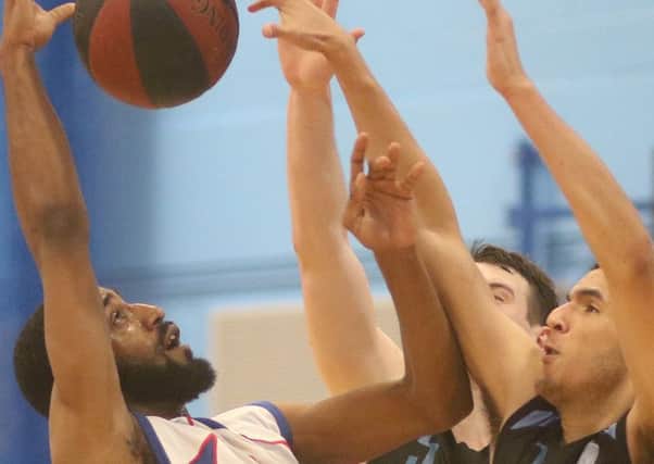 Star player Joseph Baugh, who is hoping to lead Linbraze Derbyshire Arrows to National Basketball League play-offs glory. (PHOTO BY: Jason Chadwick)