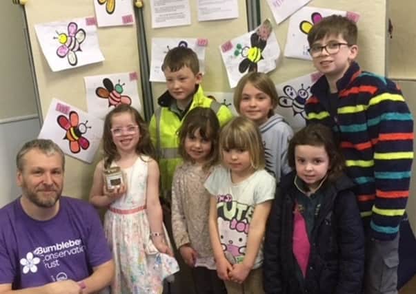 Bee themed activities at Youlgrave Village Hall.
