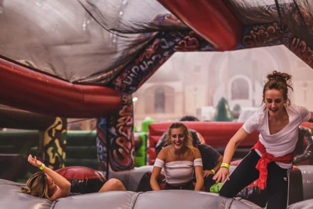 Adults can relive their youth by taking on the course at a variety of venues across the UK this summer