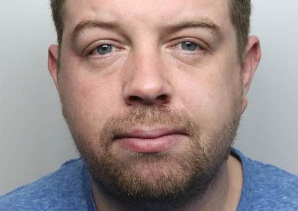 Pictured is Jonathan David Topliss, 30, of Park Grange Road, Sheffield, who was jailed for 14 weeks after he admitted motoing offences including driving while disqualified in Derbyshire.