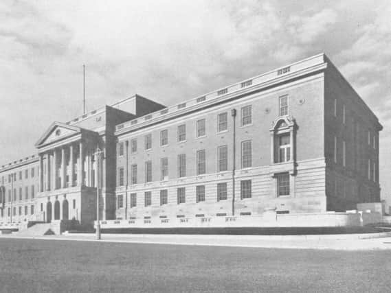 A picture of Chesterfield Town Hall when it opened in 1938.