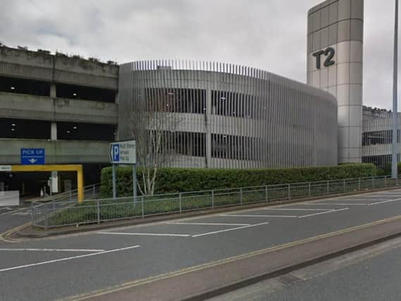 The multi-storey car park at Manchester Airport, Terminal 2. Photo - Google Street View