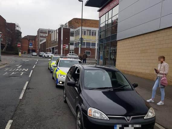 Derbyshire Roads Policepulled the car over today, (April 7).
