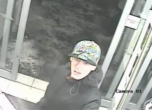 Police would like to speak to this man regarding a bank card theft