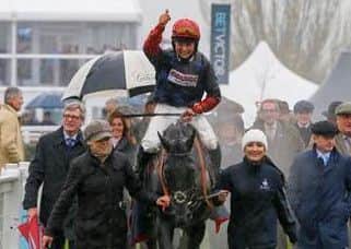 Bryony Frost, one of three female jockeys gunning for glory at Aintree.