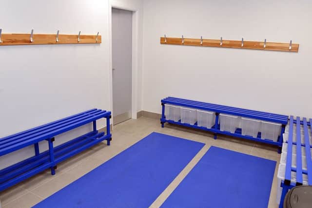 The changing facilities have been modernised and extended.