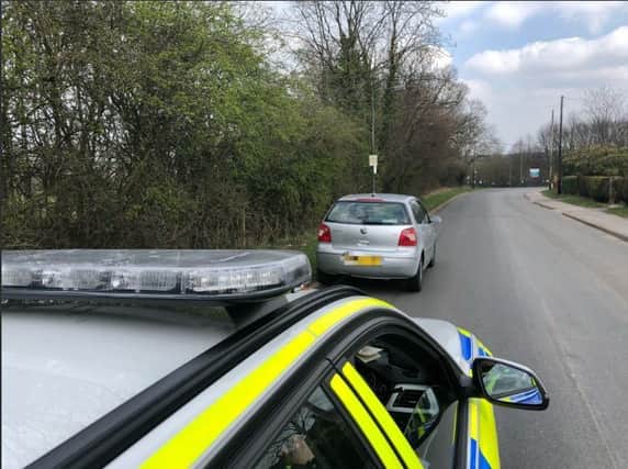 Derbyshire Roads Policing Unit pulled over a provisional licence driver with no insurance