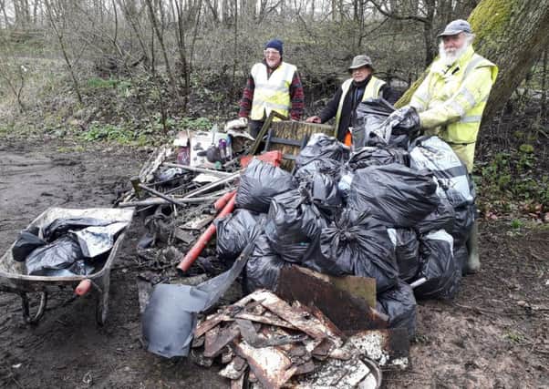The  Friends of Cromford Canal took part on a litter pick at Codnor Reservoir
