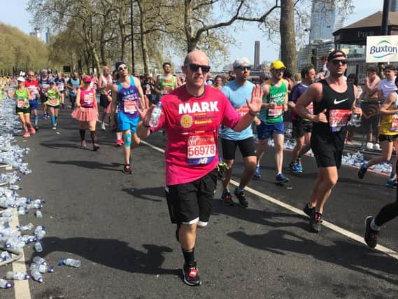 Marathon man Mark Bingham.