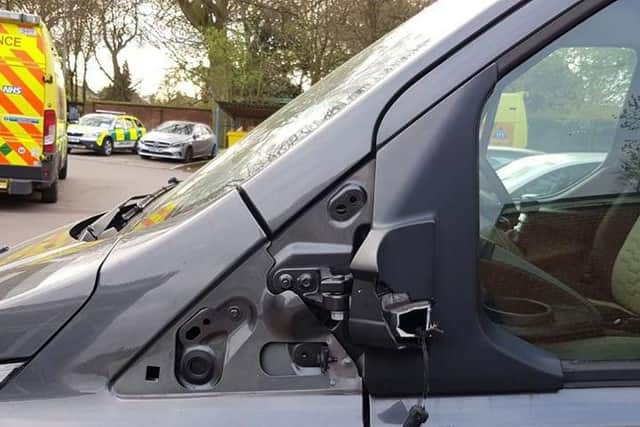 Pictured from East Midlands Ambulance Service on Facebook.