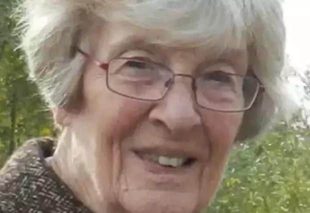 Hilda Moore, 95, suffered a massive internal brain haemorrhage after being hit by a wave from traffic driving through a flooded street.