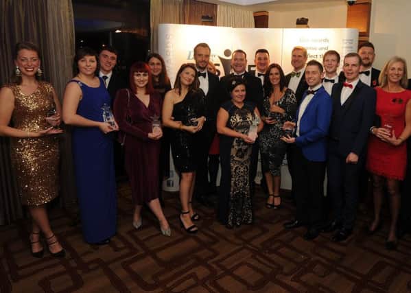 The winners at the Derbyshire Times Business Awards 2017.