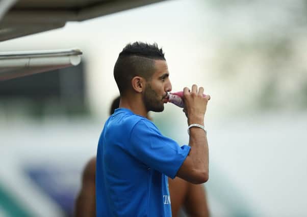Riyad Mahrez, whose move from Leicester City to Manchester City could be back on.