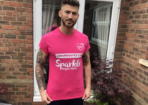 Jake Quickenden, X-Factor star and winner of Dancing on Ice 2018, will be the celebrity guest at the 2018 Markovitz Sparkle Night Walk. The event is held in aid of Ashgate Hospicecare and is Chesterfields biggest fundraising event. It will take place on July 7.