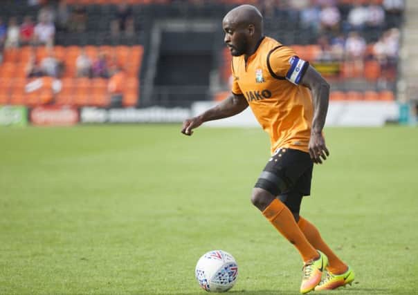 Jamal Campbell-Ryce in his time at Barnet (Pic courtesy Barnet FC)