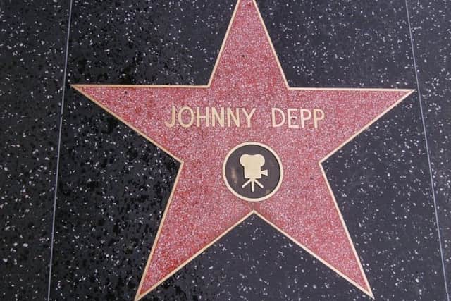 Movie star Johnny Depp is among the world's most famous actors to be featured in paving on the Hollywood Walk of Fame.