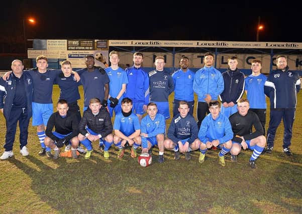 The Matlock Town Academy squad, pictured earlier this year.